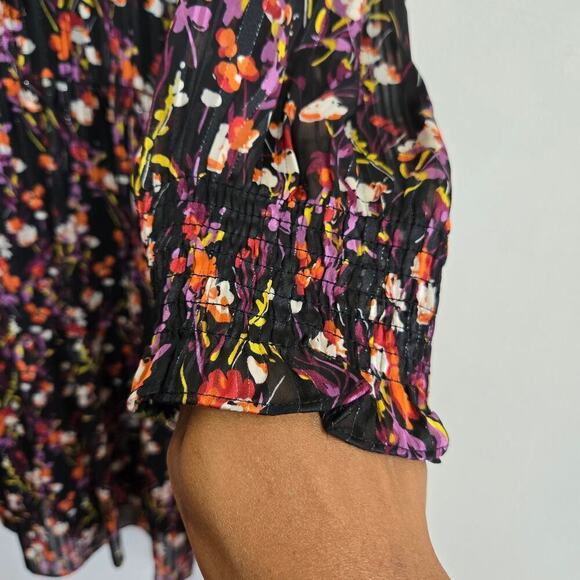 Bleecker 126 Floral Dress 10 Dark Romantic Whimsigoth Witchy Fairy Grunge Boho - Picture 2 of 12